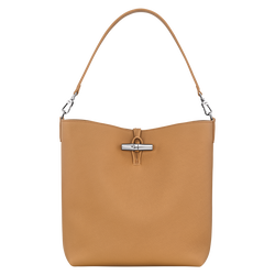Le Roseau Hobo bag , Walnut - Leather
