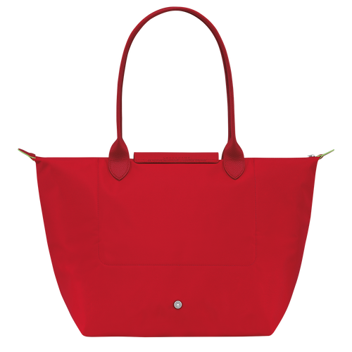 Le Pliage Green L Tote bag , Tomato - Recycled canvas - View 4 of 7