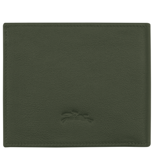 Longchamp sur Seine Wallet , Khaki - Leather - View 2 of 3