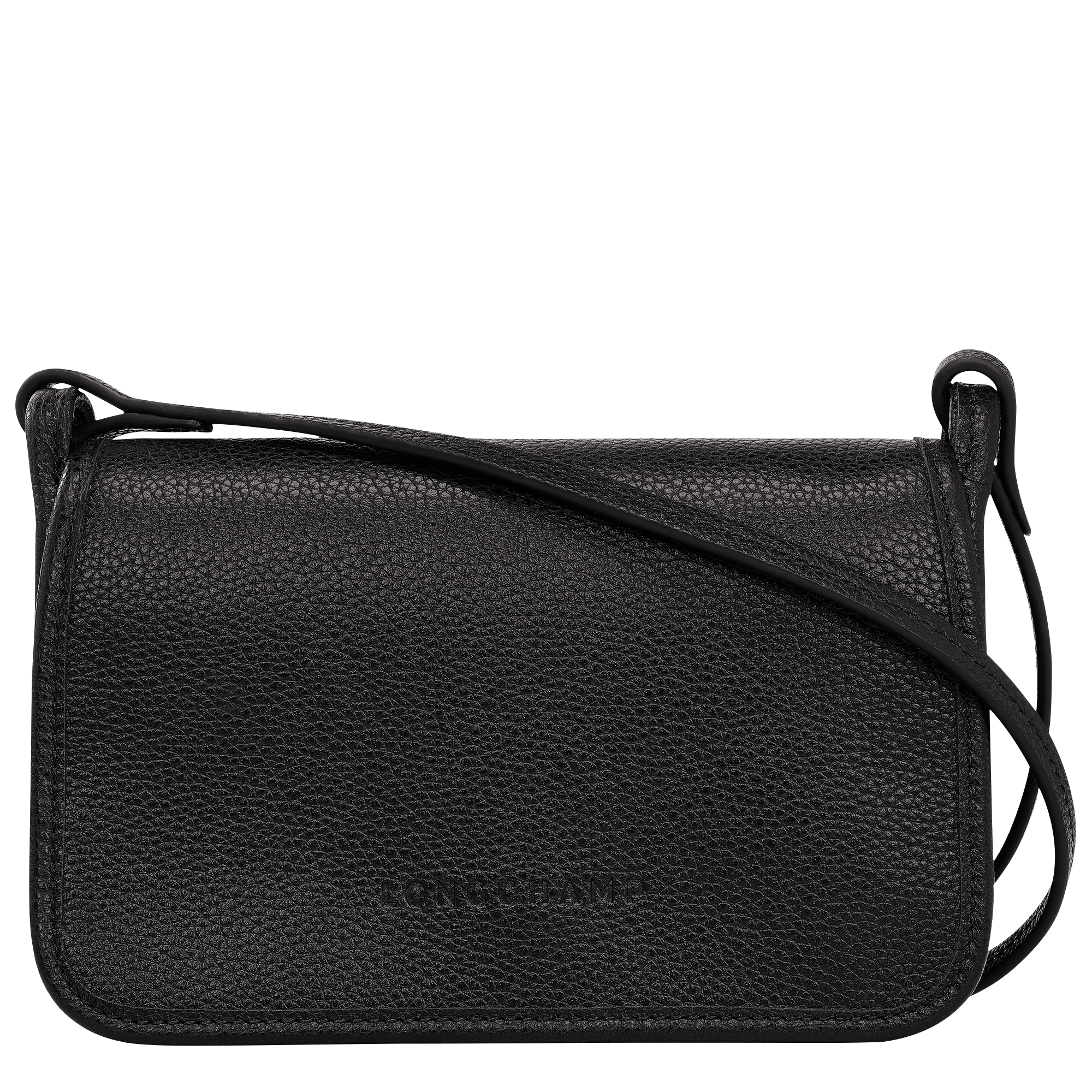 Longchamp, Bags, Longchamp Womens Black Quadri Leather Hobo Bag