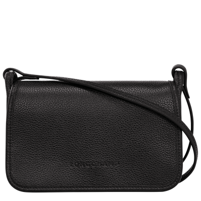 Le Foulonné XS Clutch , Black - Leather