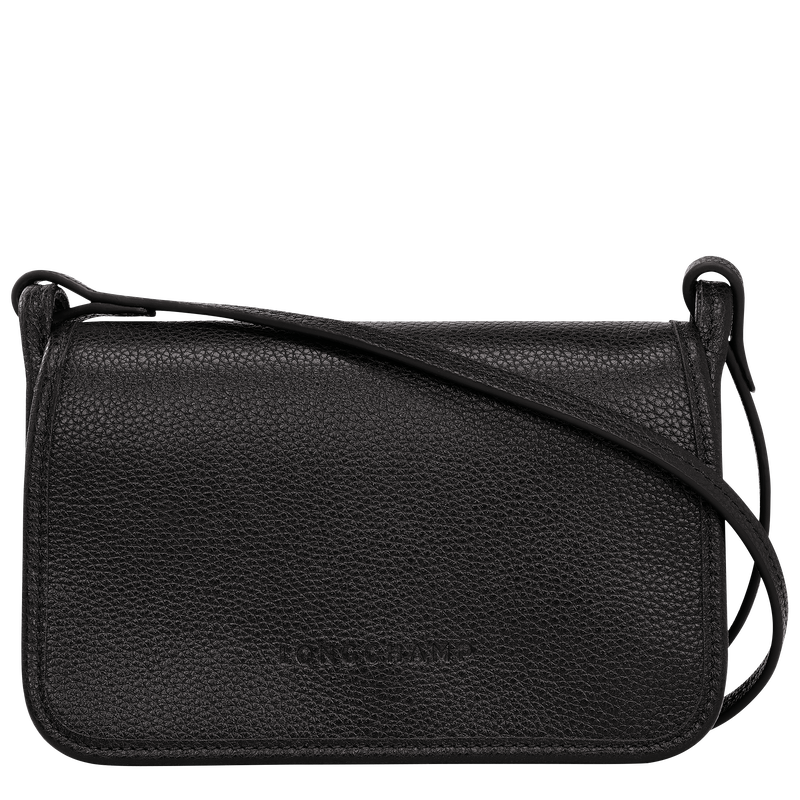 Le Foulonné Clutch XS , Zwart - Leder  - Weergave 1 van  6