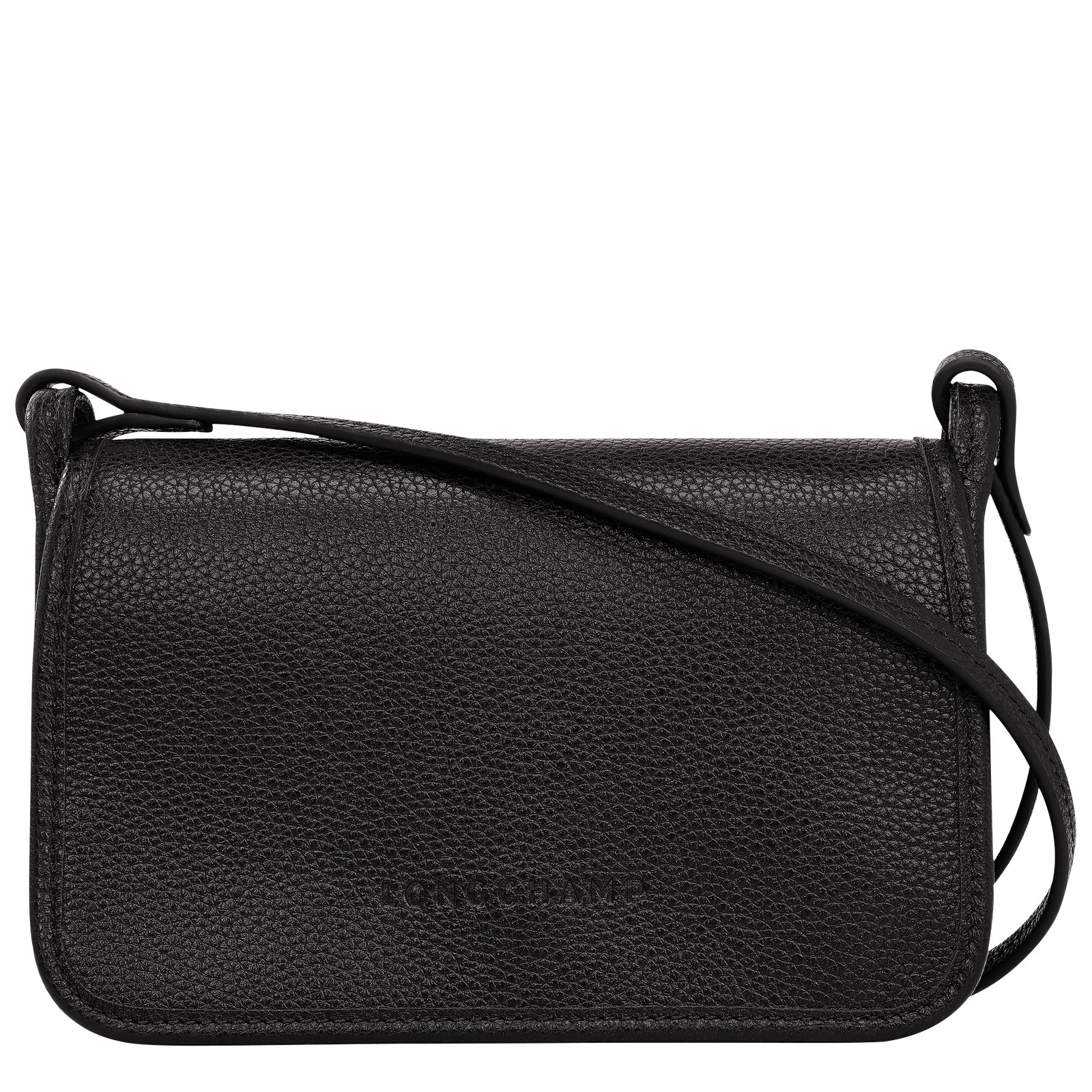 Le Foulonn XS Clutch Black Leather Longchamp EN