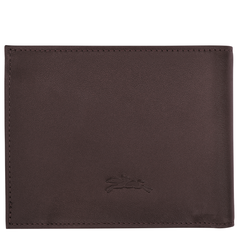 Longchamp sur Seine Wallet , Mocha - Leather  - View 3 of 3