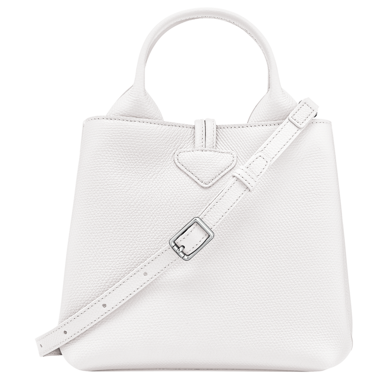 Handtasche S Le Roseau , Leder - Weiss  - Ansicht 4 von 6