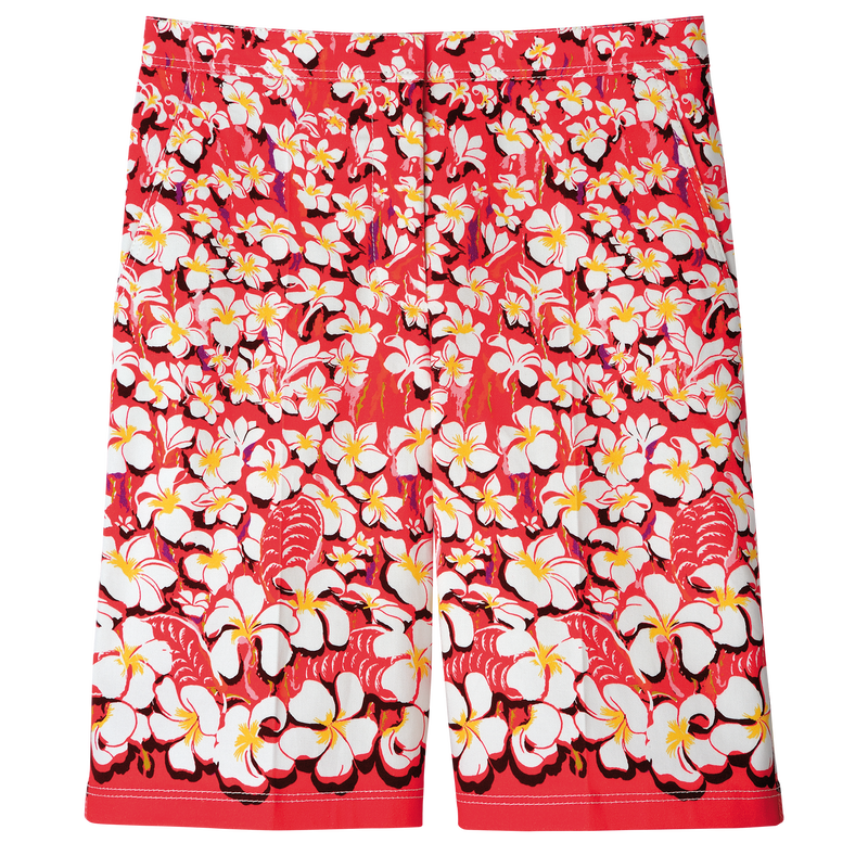 Bermuda shorts , Strawberry - Gabardine  - View 1 of 3