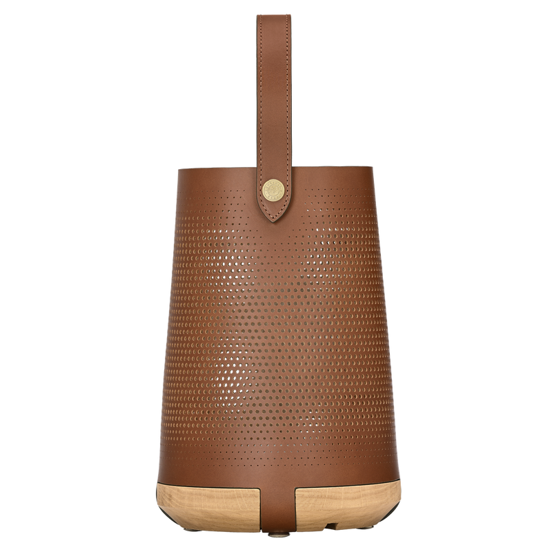 Ostara Lampe Longchamp x Patrick Jouin , Leder - Cognac  - Ansicht 1 von 5