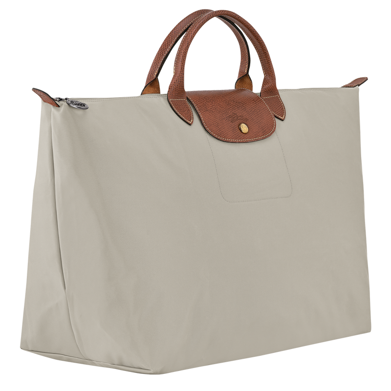 Borsa da viaggio L Le Pliage Original , Tela riciclata - Grigio Verde  - View 3 of  7