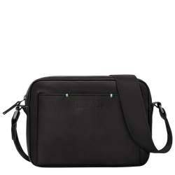 Longchamp sur Seine Camera bag , Black - Leather