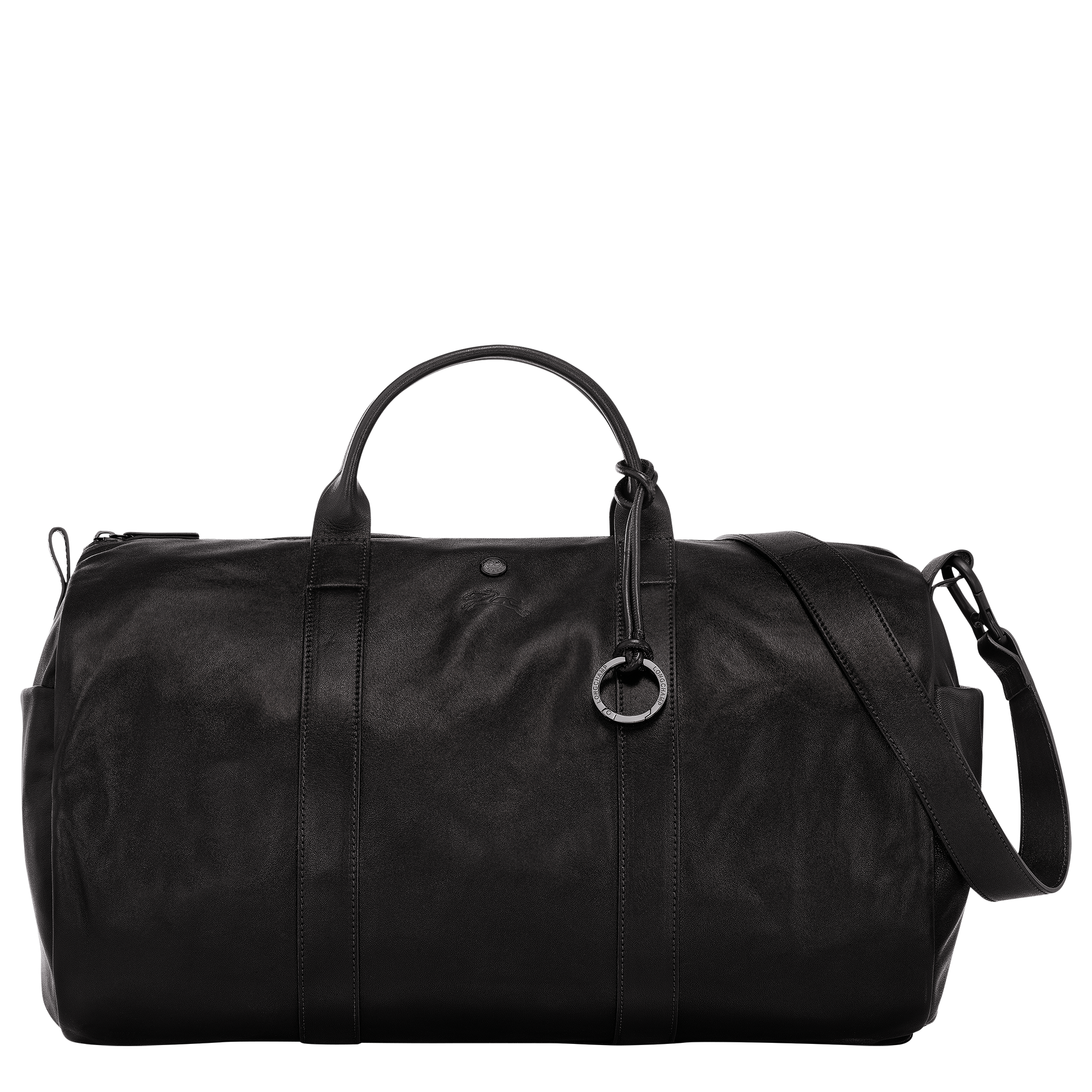 Parisis S Duffle bag Black Leather Longchamp CA