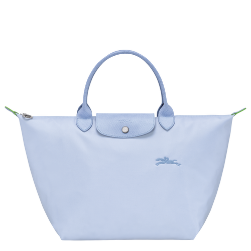 Le Pliage Green M Handbag , Sky Blue - Recycled canvas - View 1 of 6