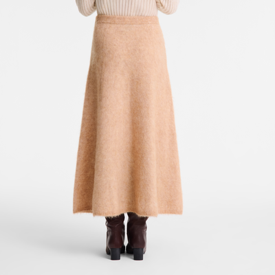 null Midi skirt, Biscuit