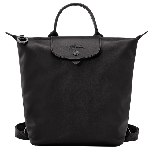 Rucksack S Le Pliage Xtra , Leder - Schwarz - Ansicht 1 von 4