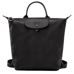 Le Pliage Xtra S Backpack , Black - Leather