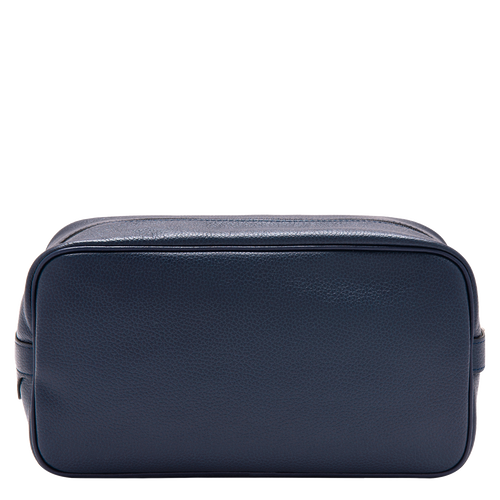 Trousse de toilette Le Foulonné , Cuir - Navy - Vue 3 de 3