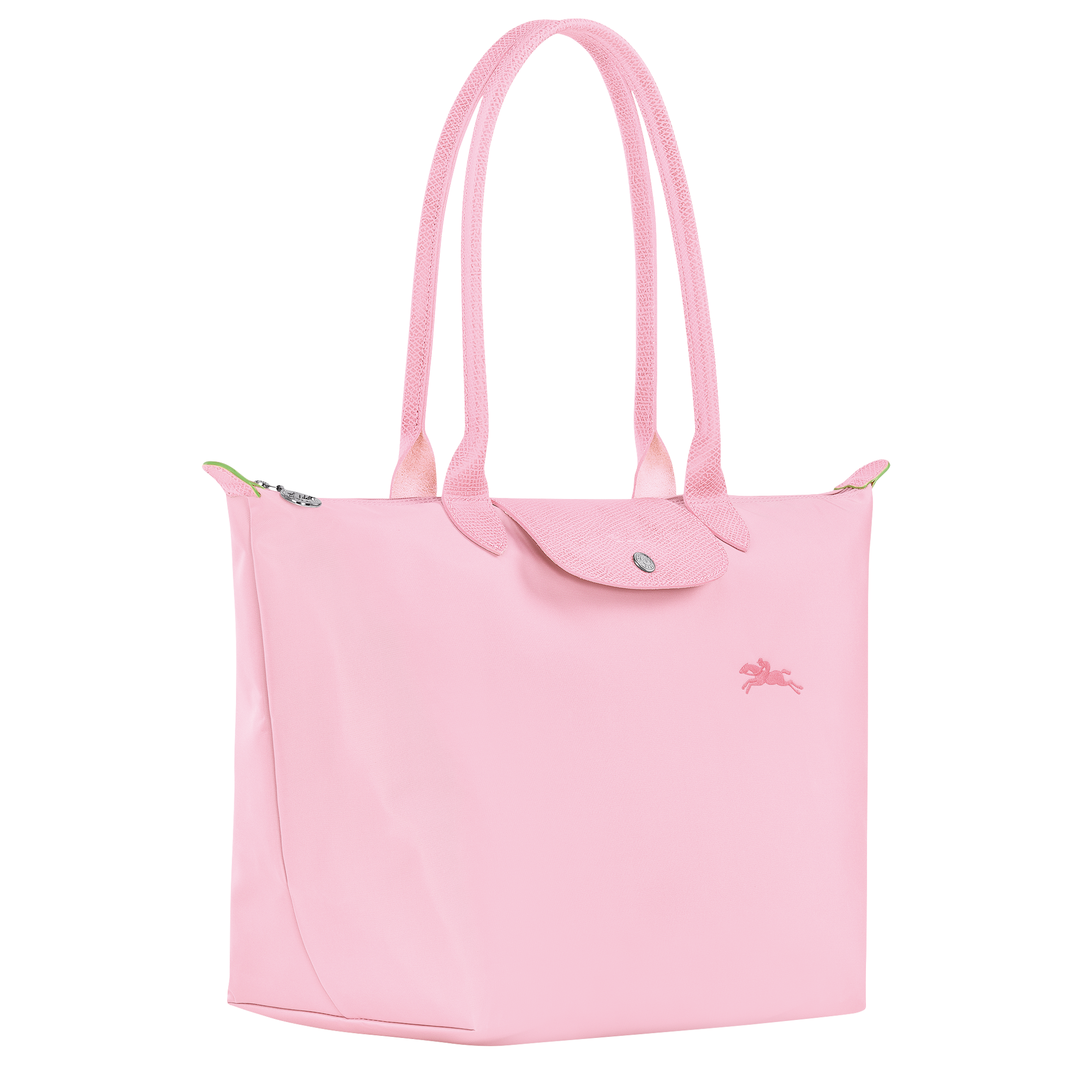 Le Pliage Green L Tote bag Pink - Recycled canvas (L1899919P75)