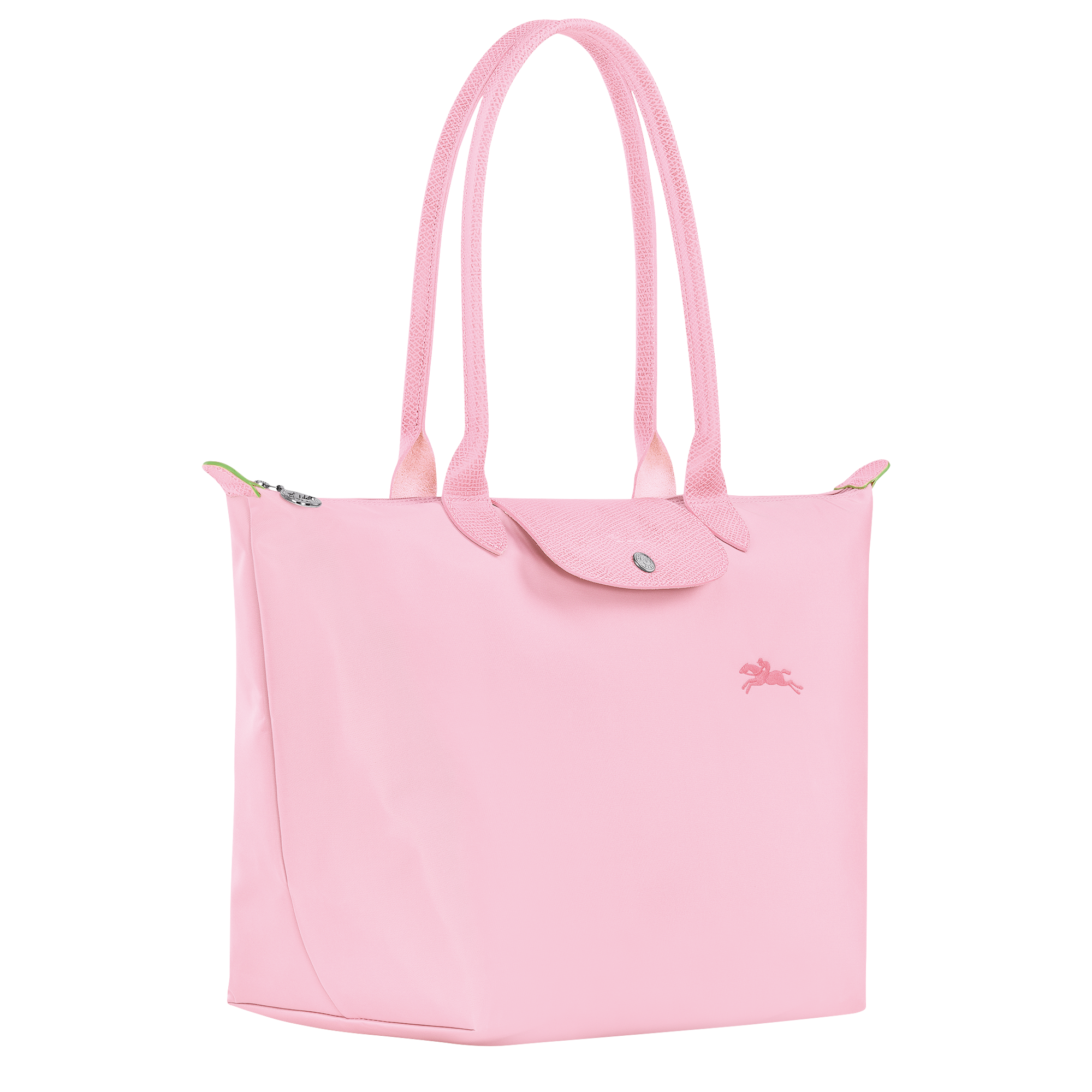 Longchamp Le Pliage Large Nylon Shoulder Tote In Pinky