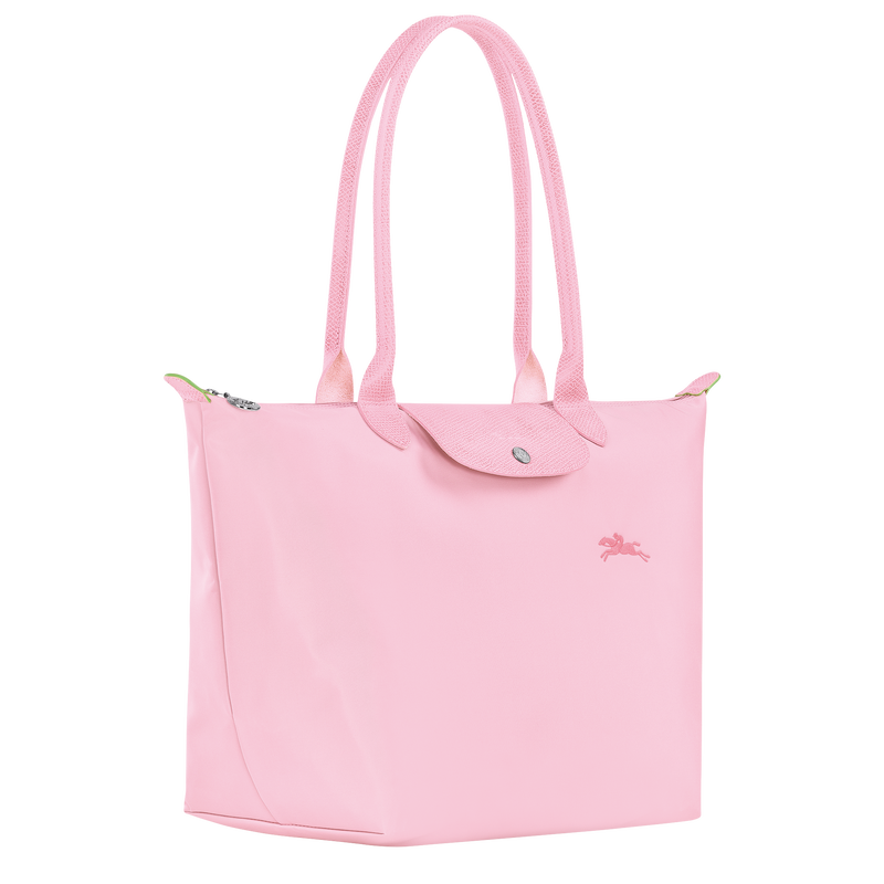 Le Pliage Green L Tote bag , Pink - Recycled canvas  - View 2 of 5