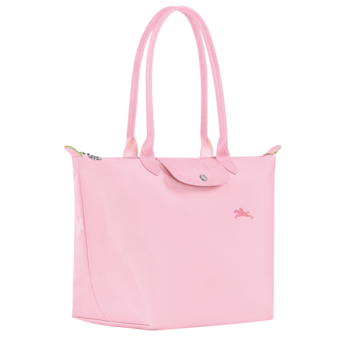 Le Pliage Green L Tote bag , Pink - Recycled canvas - View 2 of  5