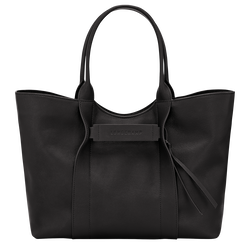 Longchamp 3D L Shoulder bag , Black - Leather