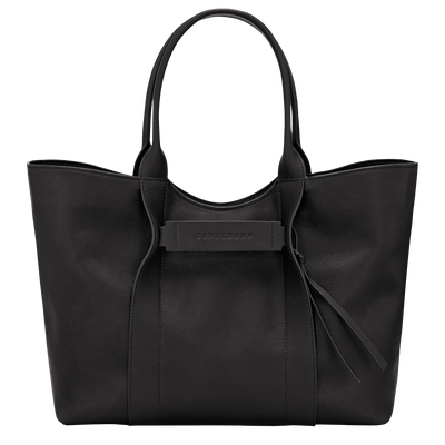 Sac port&eacute; &eacute;paule L Longchamp 3D , Cuir - Noir