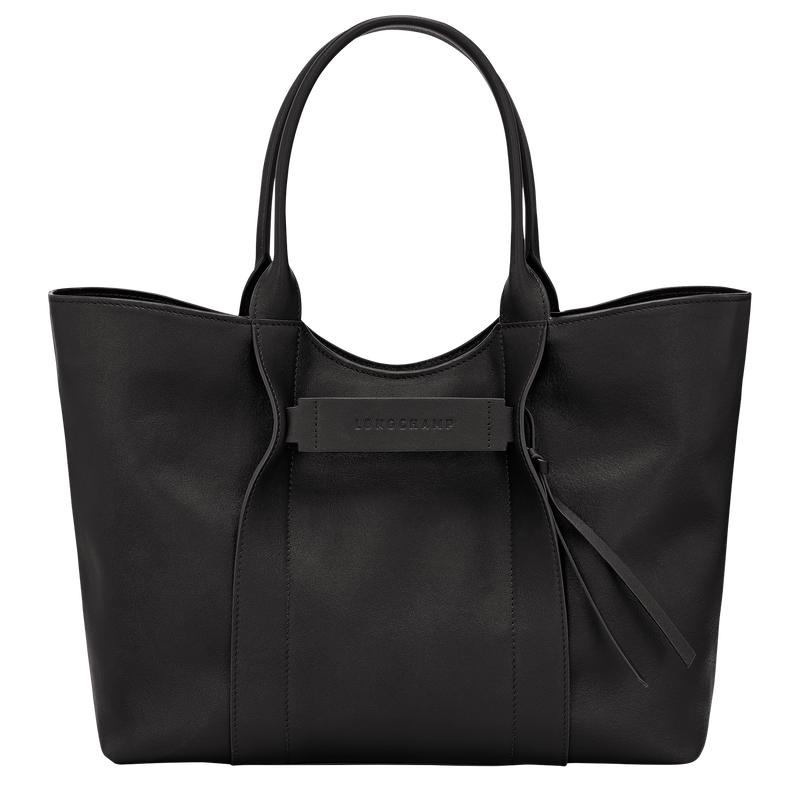 Longchamp 3D Bolso de hombro L , Cuero - Negro  - Vista 1 de 5