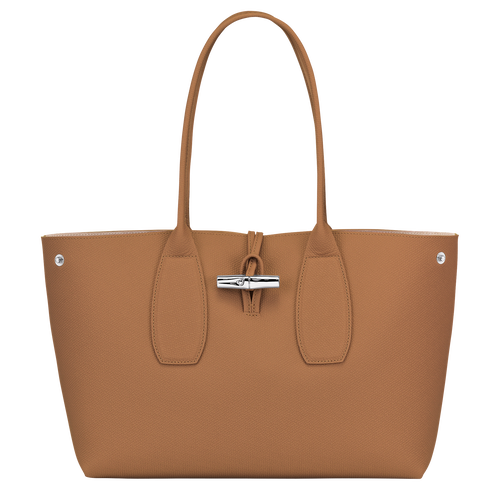 Longchamp Roseau Medium Leather Tote Women's NWT BROWN +$600