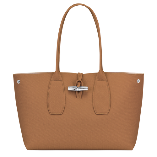 Roseau L Tote bag , Natural - Leather - View 5 of  6