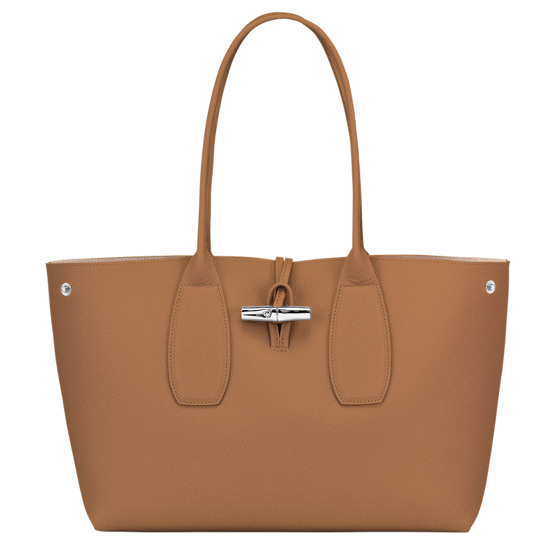 Roseau L Tote bag , Natural - Leather  - View 5 of  6