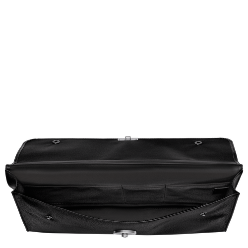 Le Foulonné S Briefcase Black - Leather (L2122021047)