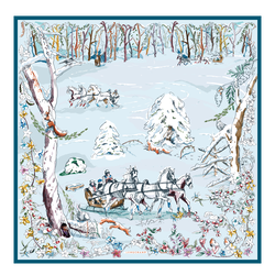 Silk scarf 90