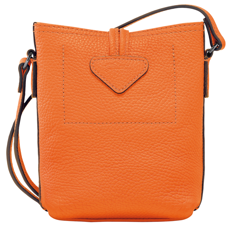 Roseau Essential XS Crossbody bag , Orange - Leather  - View 4 of  4