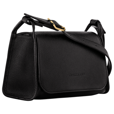 Le Foulonné Sac bandoulière M, Noir