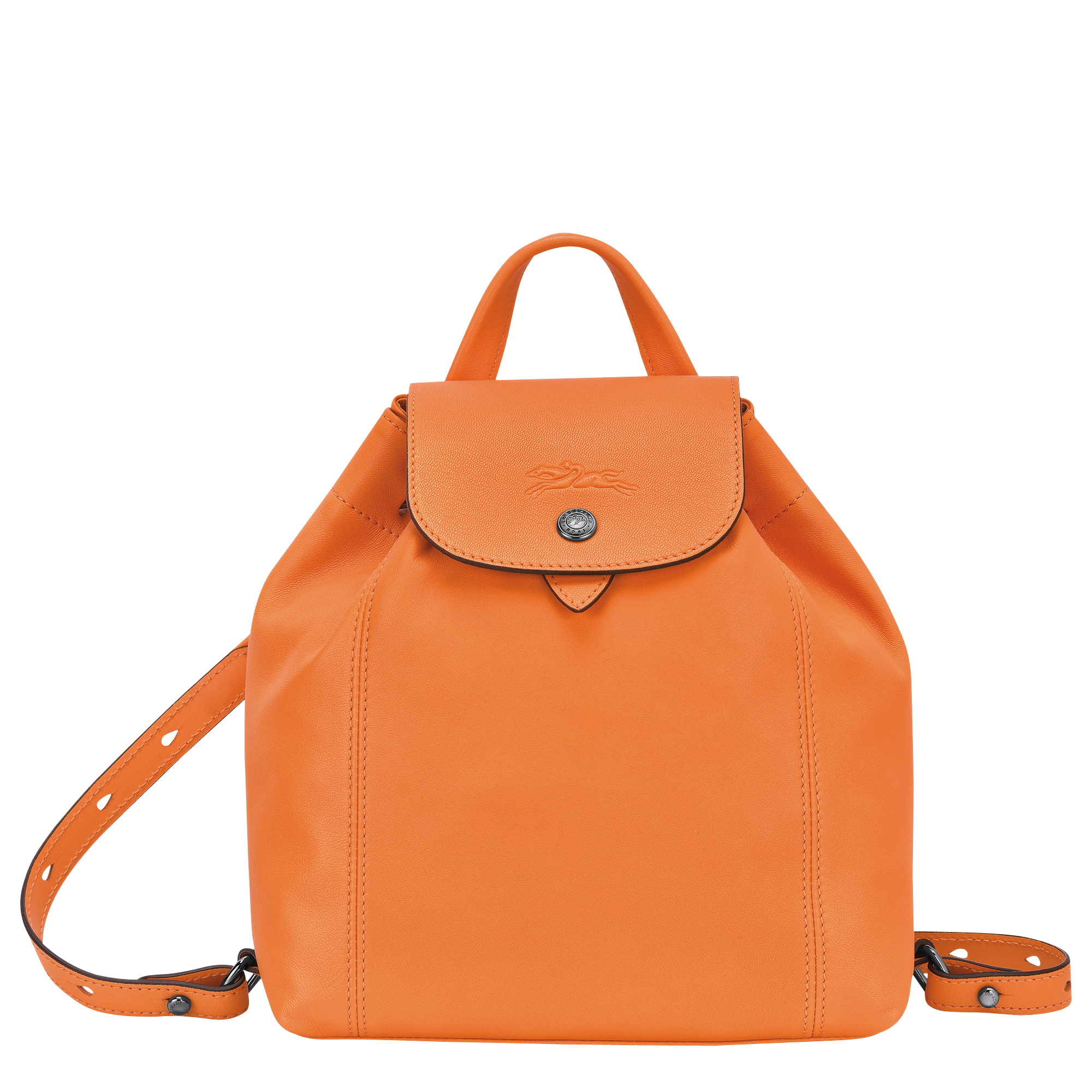 longchamp orange backpack