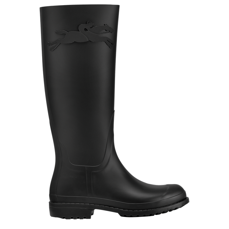 Cheval Longchamp Flat boots , Black - PVC  - View 1 of  3