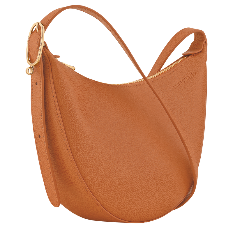 Le Foulonné S Crossbody bag , Amber - Leather  - View 3 of  6