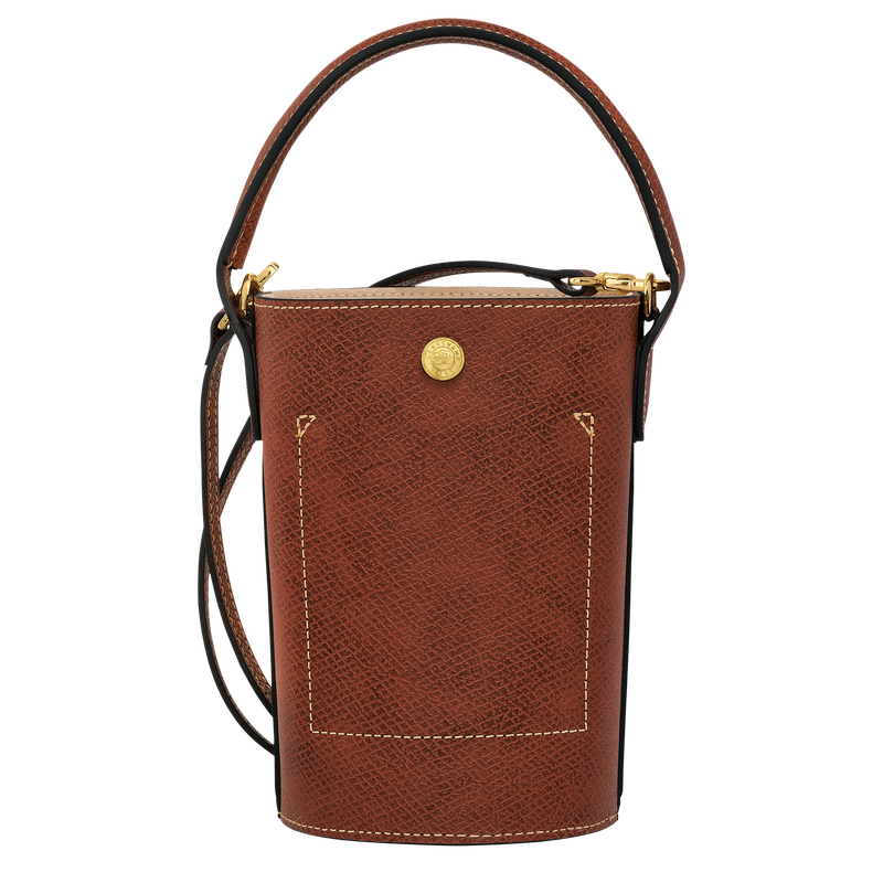 Épure XS Crossbody bag , Brown - Leather  - View 4 of  5