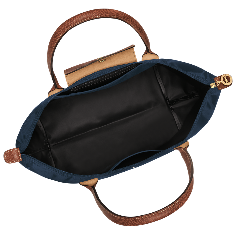 Le Pliage Original Bolso de hombro L , Lona reciclada - Azul Marino  - Vista 5 de 6