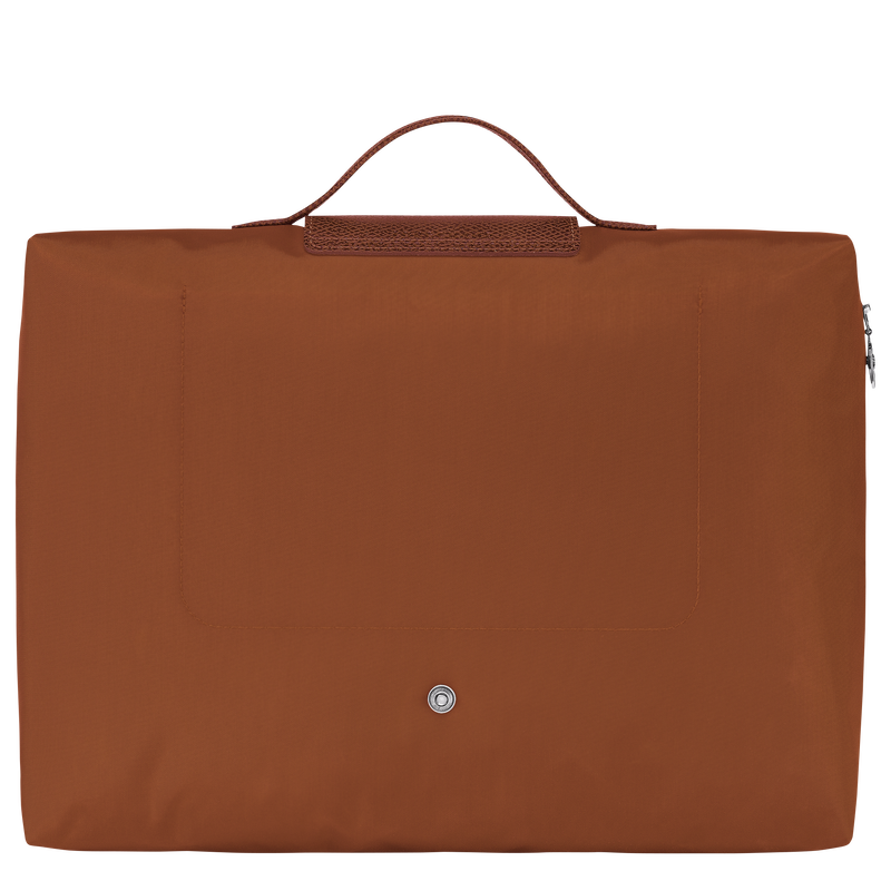 Le Pliage Green S Briefcase , Cognac - Recycled canvas  - View 4 of 6