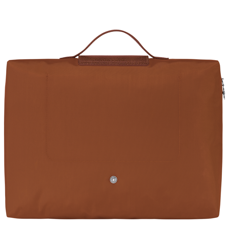 Le Pliage Green S Briefcase , Cognac - Recycled canvas  - View 4 of  6