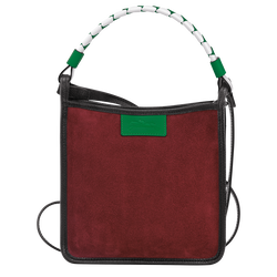 Le Foulonné S Crossbody bag , Mahogany - Leather