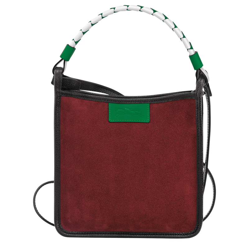Le Foulonné S Crossbody bag , Mahogany - Leather  - View 1 of 4