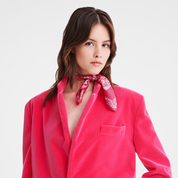 Forêt Longchamp Silk scarf 50 , Pink - Silk