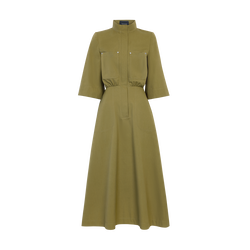Midi dress , Lichen - Cotton poplin