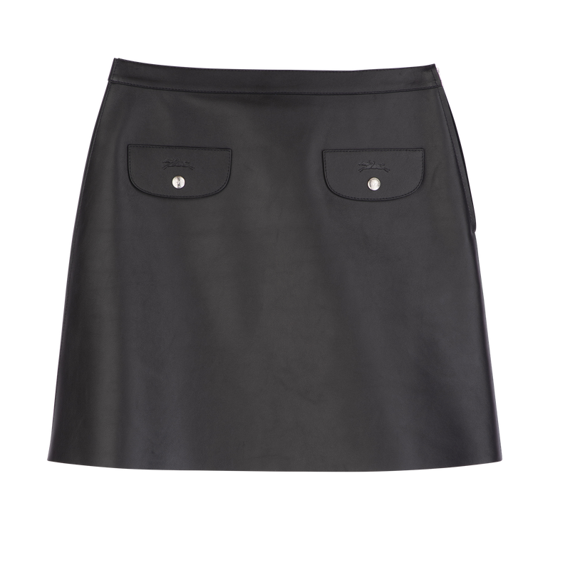Skirt , Black - Leather  - View 1 of  5