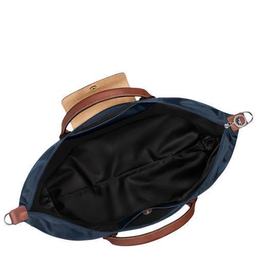 Le Pliage Original Travel bag expandable , Navy - Recycled canvas - View 6 of  8