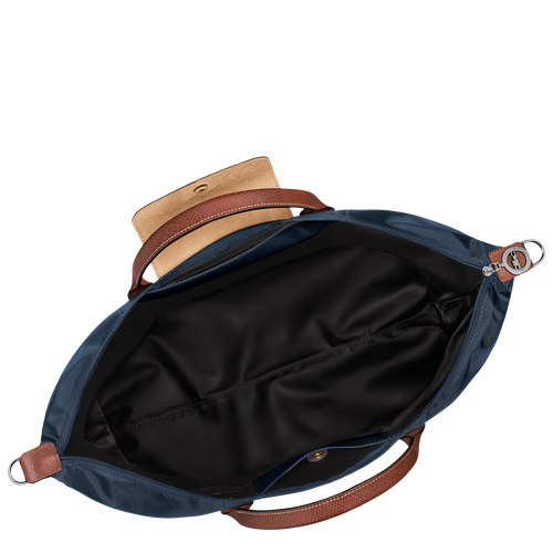 Le Pliage Original Travel bag expandable , Navy - Recycled canvas - View 6 of  8