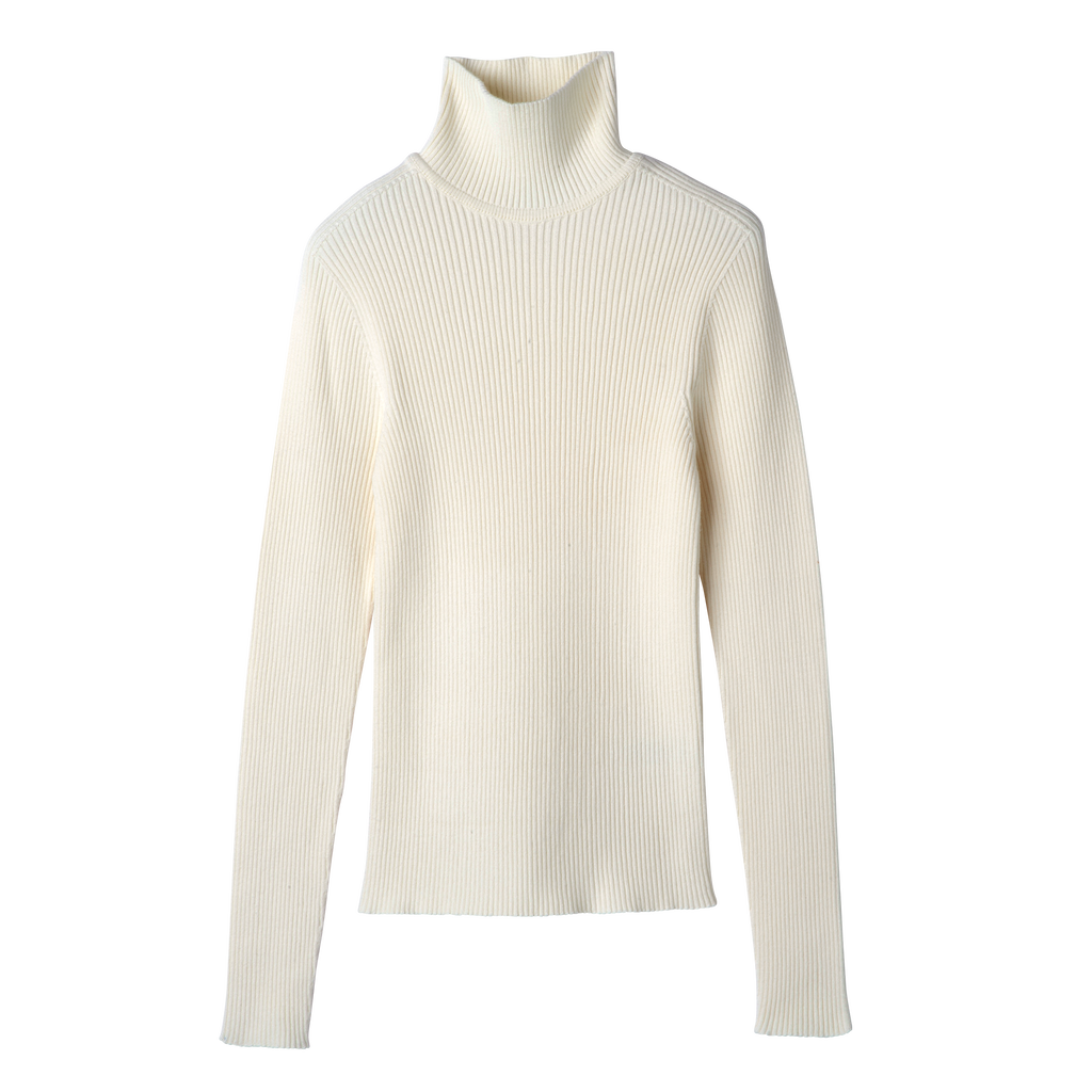 High Collar Fitted Jumper by Longchamp