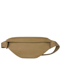 Sac banane M Longchamp 3D , Cuir - Tabac