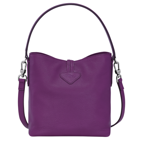 Roseau XS Bucket bag , Violet - Leather - View 4 of  5